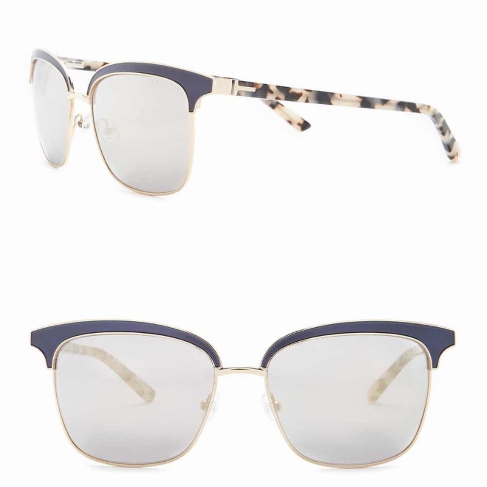 NWT Ted Baker London 55 mm Clubmaster sunglasses